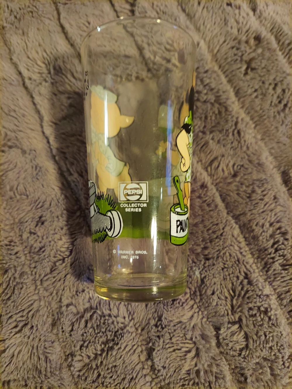 Looney Tunes Collectible Glass - Multi-Character Set in Blue, Green, White